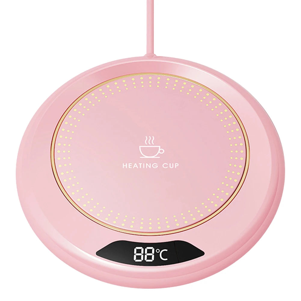 Coffee Mug Warmer 3 Temp Setting Electric Heating Plate Portable for Office Home Use Desk Travel Pro