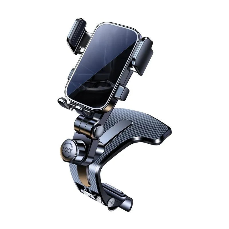 “360° Adjustable Car Phone Holder – Dashboard & Instrument Panel Mount for All Smartphones